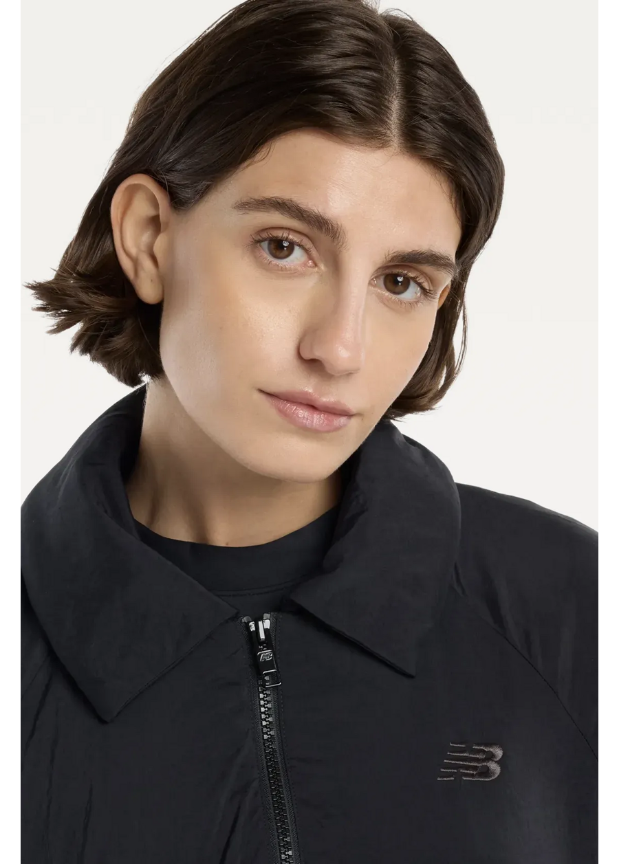 Куртка-бомбер женская Woven Bomber Jacket черного цвета
