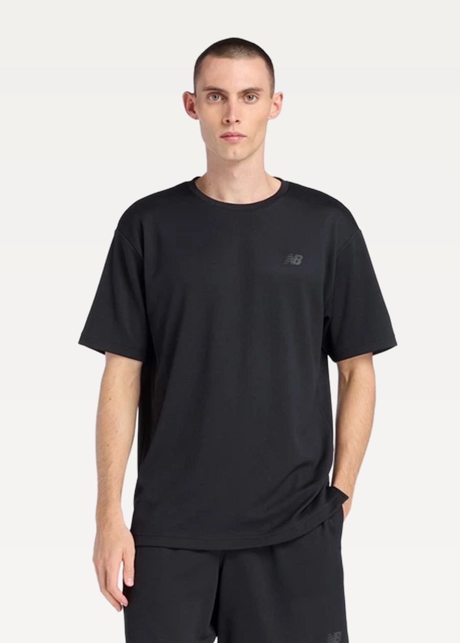 Футболка чоловіча New Balance Textured Check чорного кольору