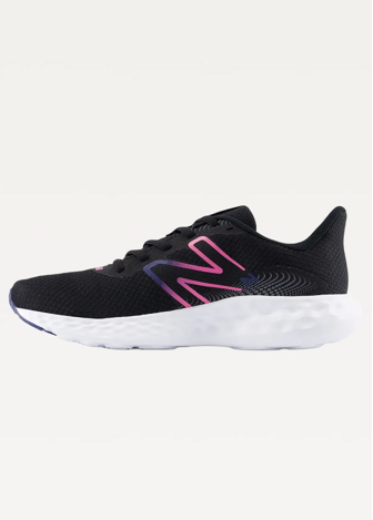 Кросівки жіночі New Balance 411 чорного кольору рожевий