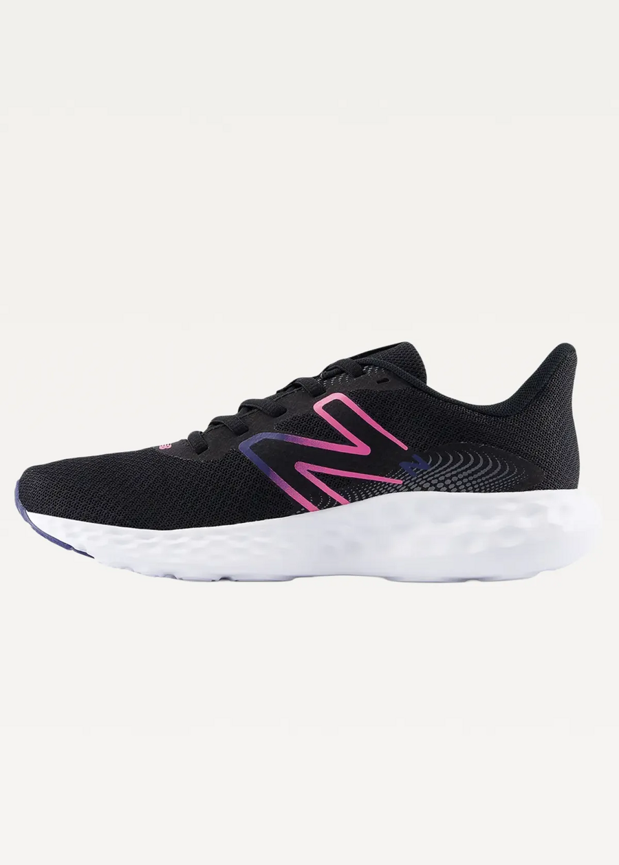 Кросівки жіночі New Balance 411 чорного кольору рожевий