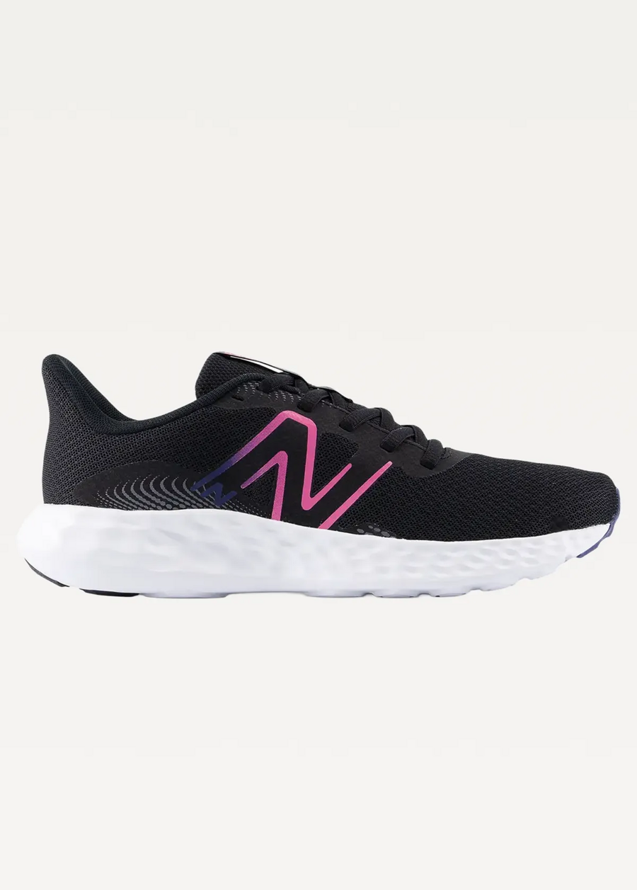 Кросівки жіночі New Balance 411 чорного кольору рожевий