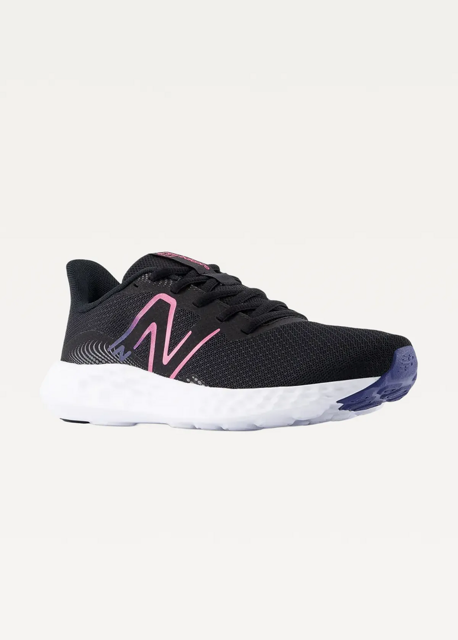 Кросівки жіночі New Balance 411 чорного кольору рожевий