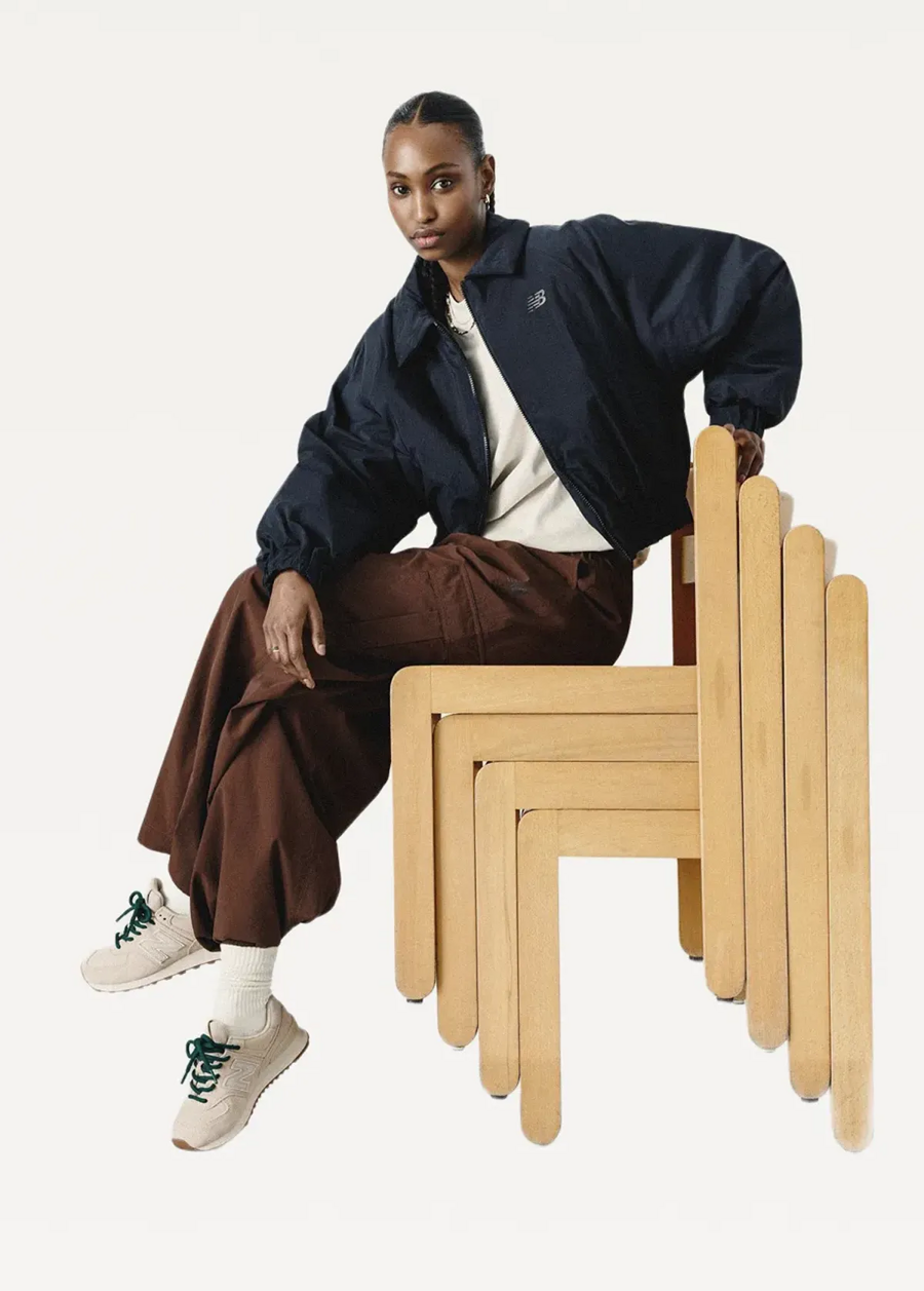 Кросівки жіночі New Balance 574 бежевого кольору