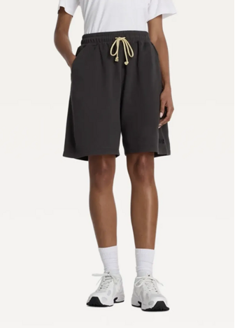 Шорти жіночі New Balance Coastal Fleece Bermuda Short графітового кольору