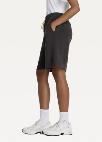 Шорти жіночі New Balance Coastal Fleece Bermuda Short графітового кольору