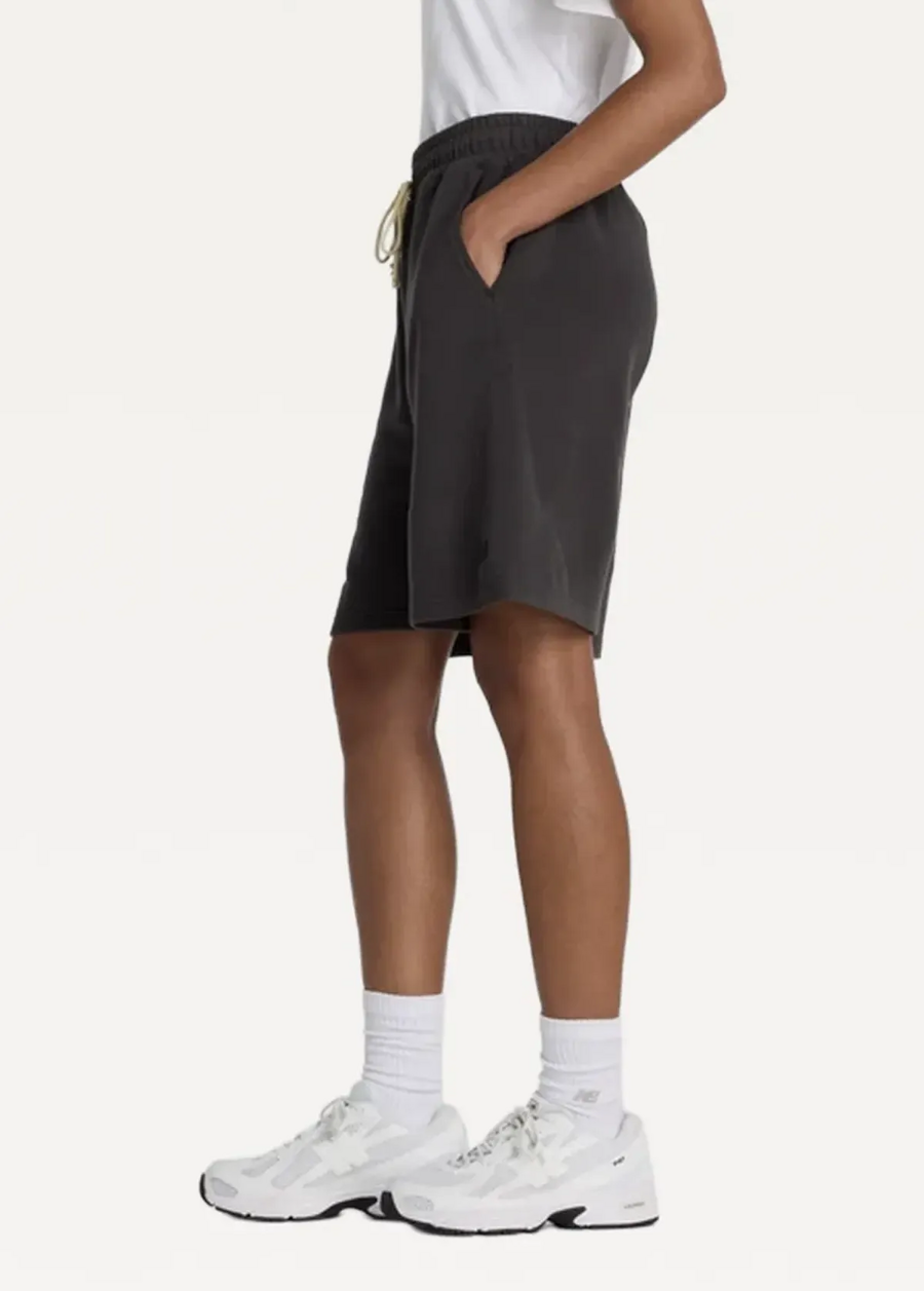Шорти жіночі New Balance Coastal Fleece Bermuda Short графітового кольору