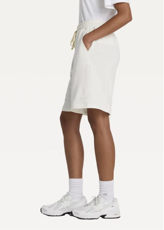 Шорти жіночі New Balance Coastal Fleece Bermuda Short молочного кольору