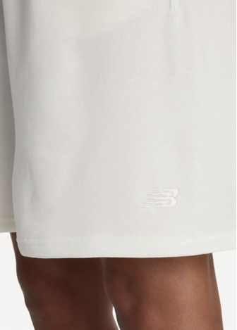 Шорти жіночі New Balance Coastal Fleece Bermuda Short молочного кольору