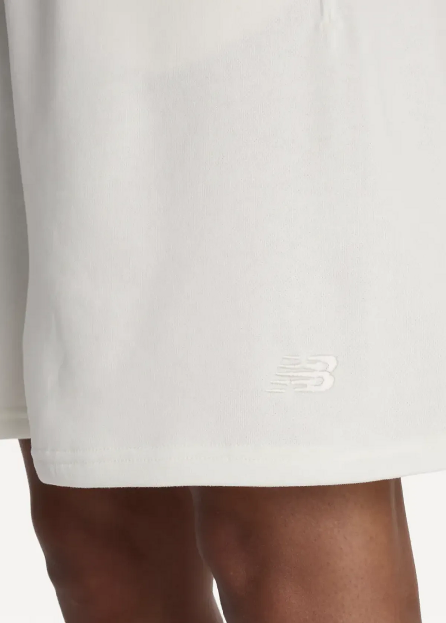 Шорти жіночі New Balance Coastal Fleece Bermuda Short молочного кольору