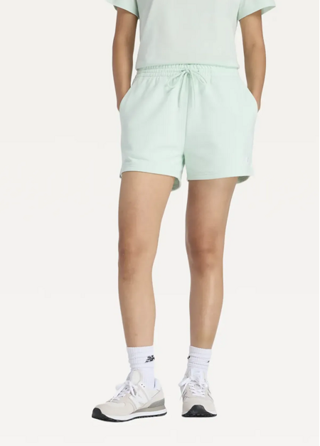 Шорти жіночі New Balance Sport Essentials French Terry м'ятного кольору