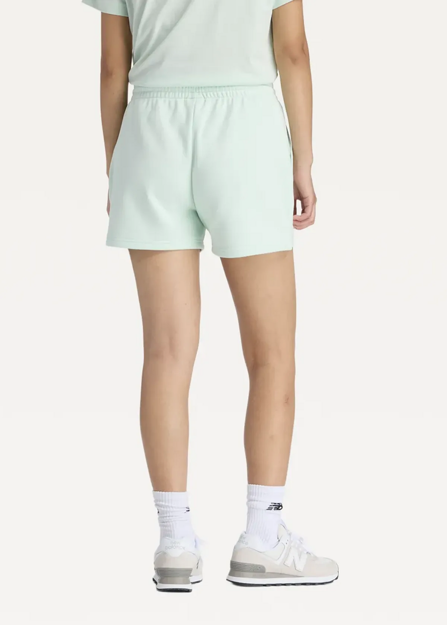Шорти жіночі New Balance Sport Essentials French Terry м'ятного кольору