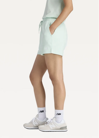 Шорти жіночі New Balance Sport Essentials French Terry м'ятного кольору