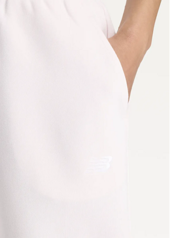 Штани жіночі New Balance Sport Essentials French Terry Jogger світло-рожевого кольору
