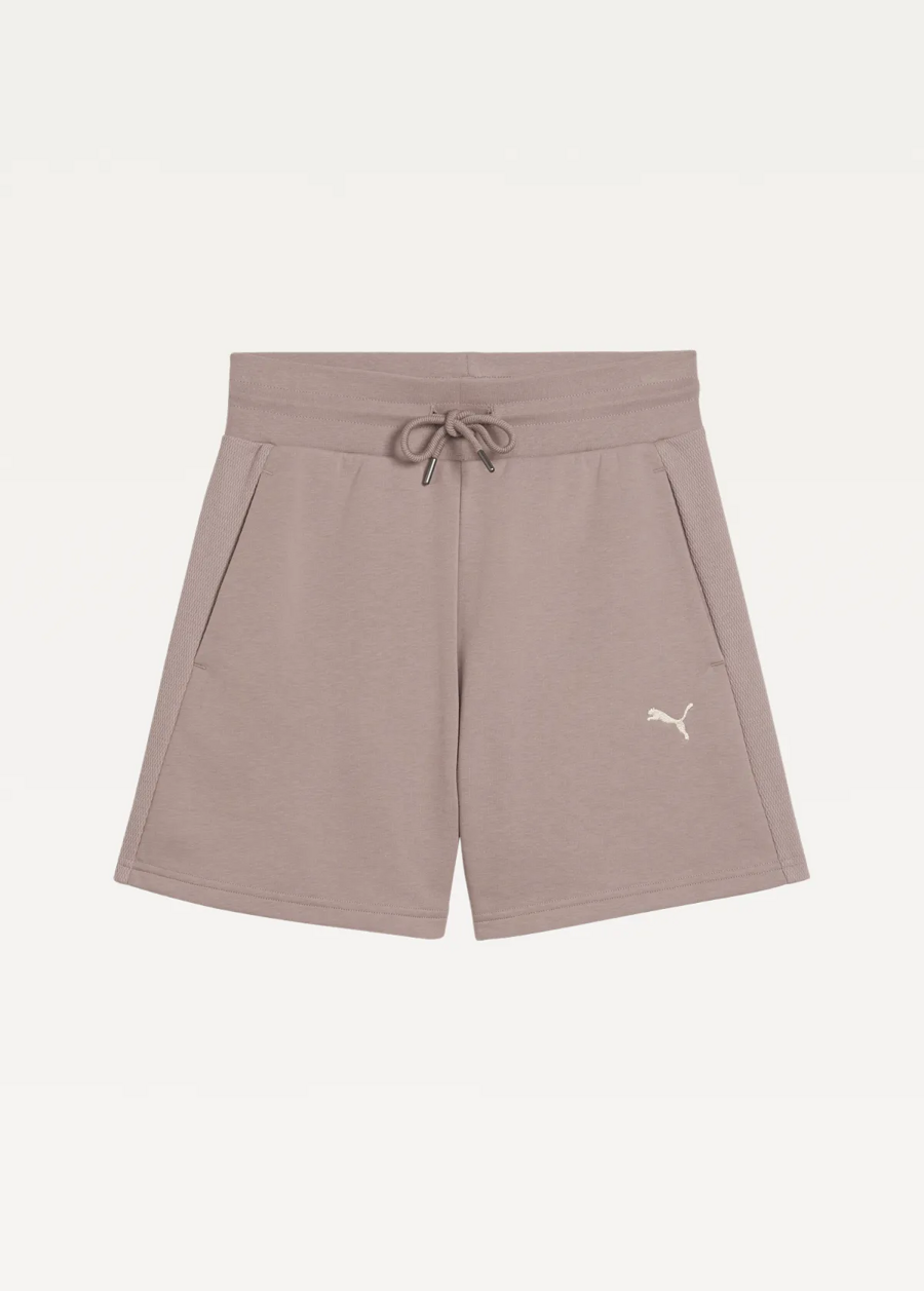 Спортивні шорти жіночі PUMA CLASS High-Waist Shorts Sandstone