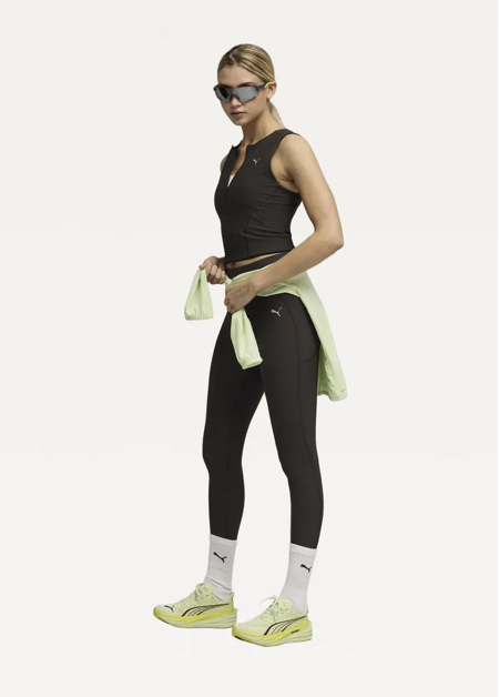 Топ спортивний жіночий PUMA W RUN LIGHTSTRIDE CROP TOP чорного кольору