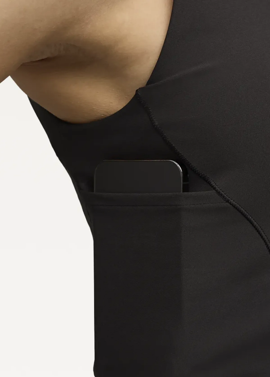 Топ женский спортивный PUMA W RUN LIGHTSTRIDE CROP TOP черного цвета