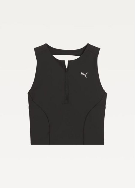 Топ спортивний жіночий PUMA W RUN LIGHTSTRIDE CROP TOP чорного кольору