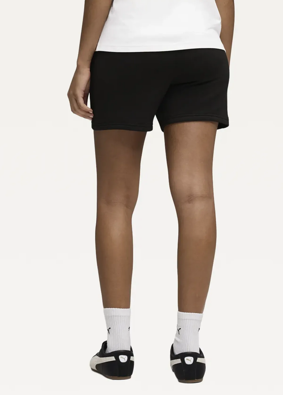 Спортивні шорти жіночі PUMA ESS SCRIPT High-Waist Shorts чорного кольору