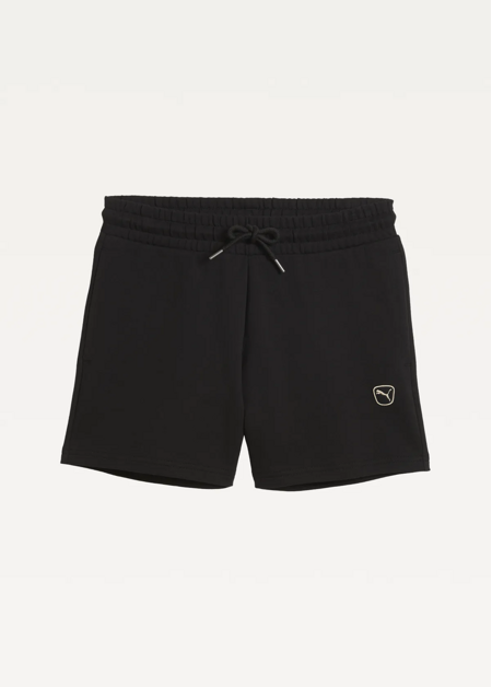 Спортивні шорти жіночі PUMA ESS ELEVATED Mid-Rise Shorts чорного кольору
