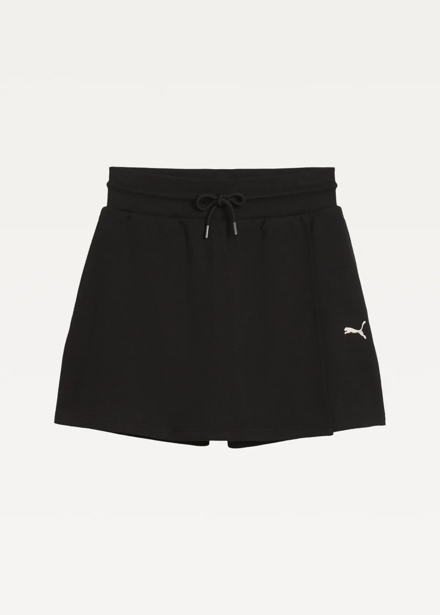 Юбка спортивная женская PUMA CLASS High-Waist Skort черного цвета