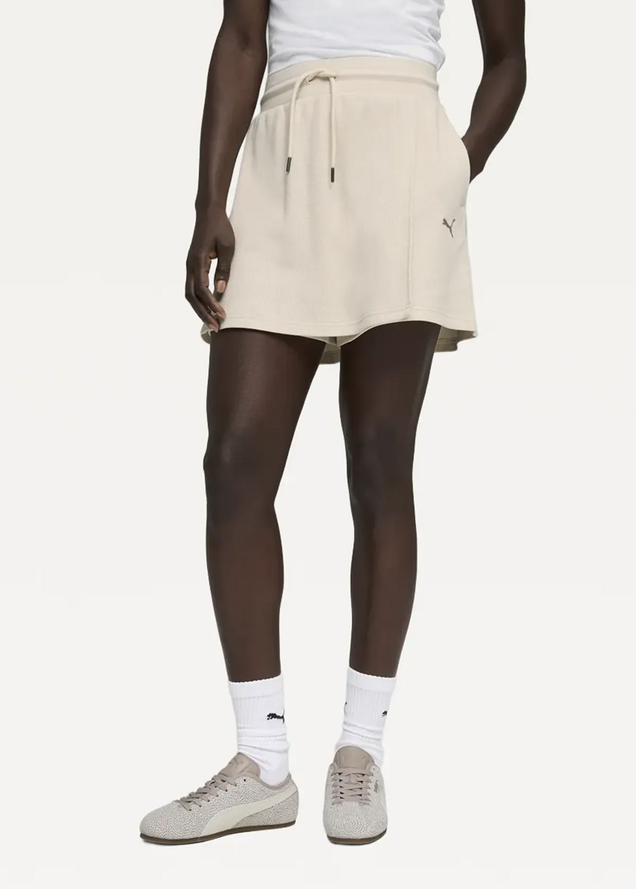 Юбка спортивная женская PUMA CLASS High-Waist Skirt Alpine Snow