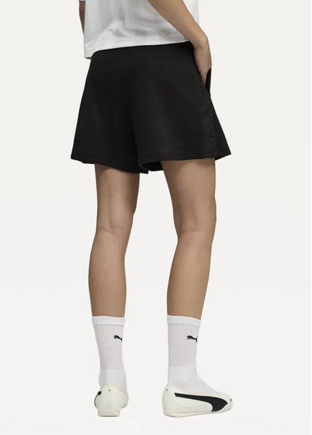 Спортивні шорти жіночі PUMA HER High-Waist Shorts Black чорного кольору
