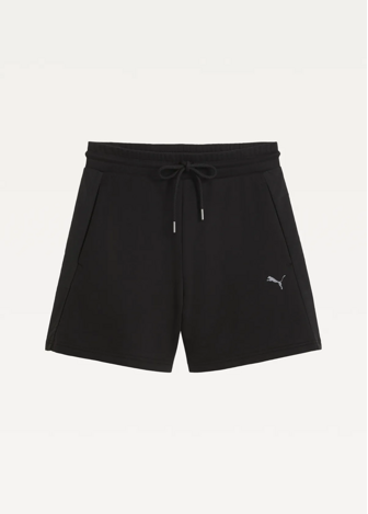 Спортивні шорти жіночі PUMA HER High-Waist Shorts Black чорного кольору