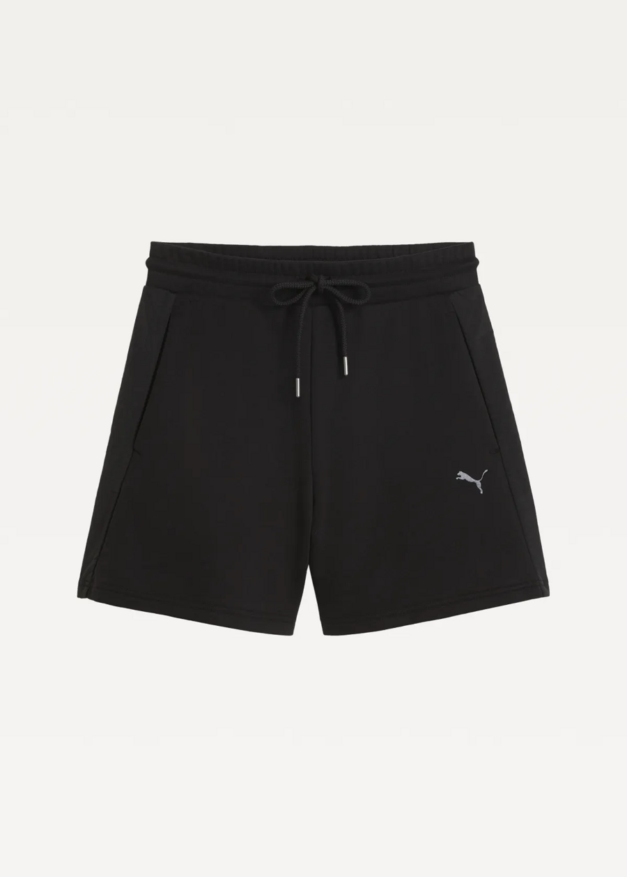 Спортивні шорти жіночі PUMA HER High-Waist Shorts Black чорного кольору