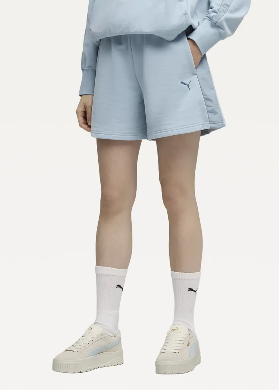 Спортивні шорти жіночі PUMA HER High-Waist Shorts Seafoam