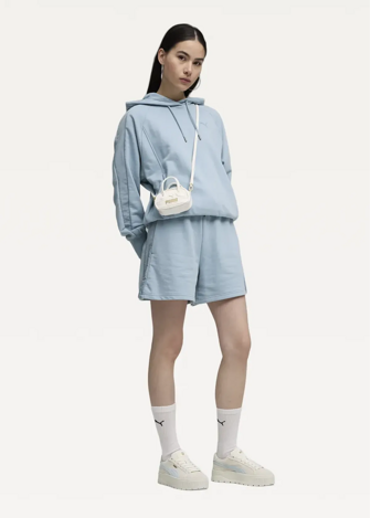 Спортивні шорти жіночі PUMA HER High-Waist Shorts Seafoam