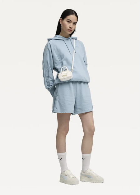 Спортивні шорти жіночі PUMA HER High-Waist Shorts Seafoam