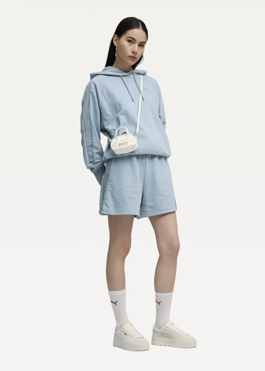 Спортивні шорти жіночі PUMA HER High-Waist Shorts Seafoam