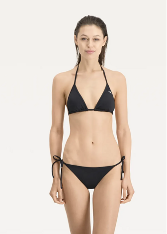Ліф купальник жіночий PUMA SWIM WOMEN TRIANGLE BIK чорного кольору