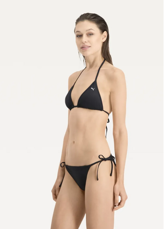 Ліф купальник жіночий PUMA SWIM WOMEN TRIANGLE BIK чорного кольору