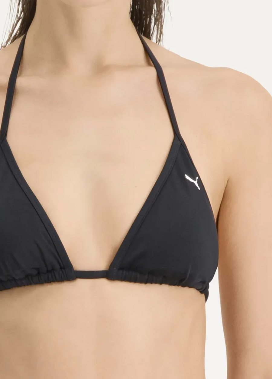Ліф купальник жіночий PUMA SWIM WOMEN TRIANGLE BIK чорного кольору