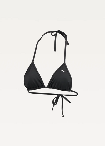 Ліф купальник жіночий PUMA SWIM WOMEN TRIANGLE BIK чорного кольору