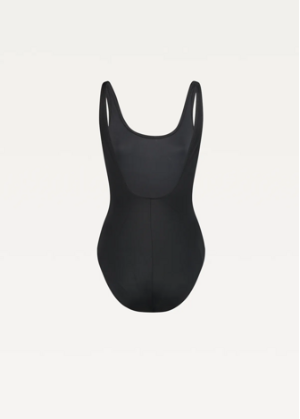 Спортивный купальник женский PUMA SWIM WOMEN SWIMSUIT 1P черного цвета