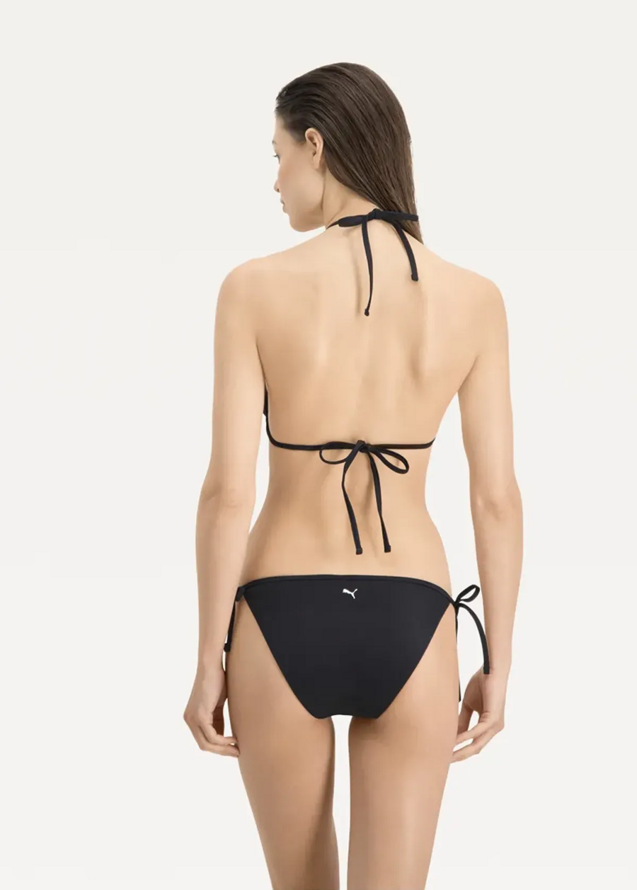 Плавки купальник жіночі PUMA SWIM WOMEN SIDE TIE BIK чорного кольору