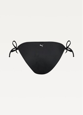 Плавки купальник жіночі PUMA SWIM WOMEN SIDE TIE BIK чорного кольору