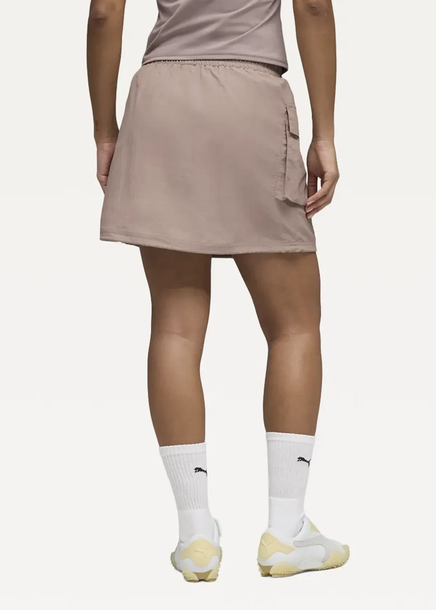 Юбка спортивная женская PUMA WARDROBE ESS WV Cargo Skirt Sandstone