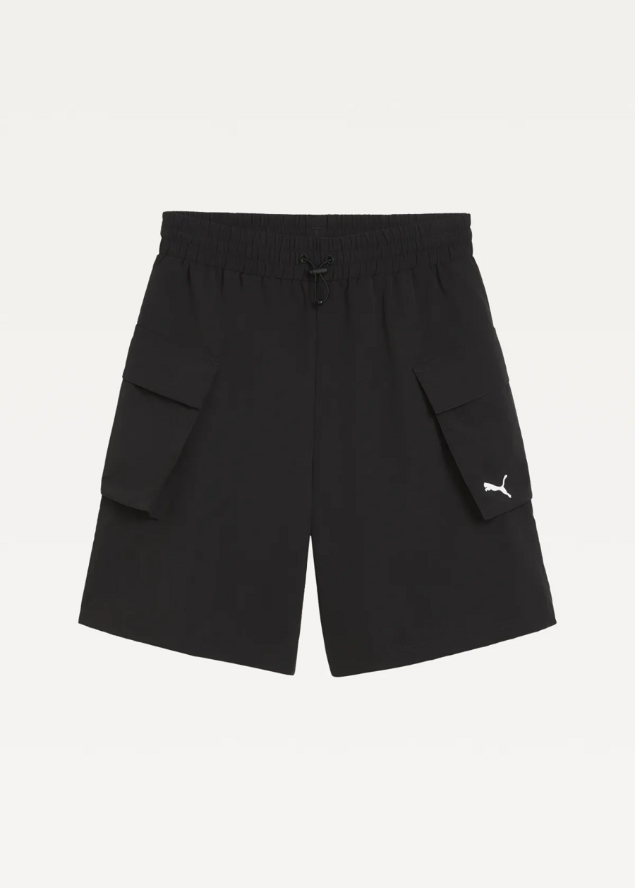 Спортивні шорти жіночі PUMA WARDROBE ESS Cargo Shorts 8 чорного кольору