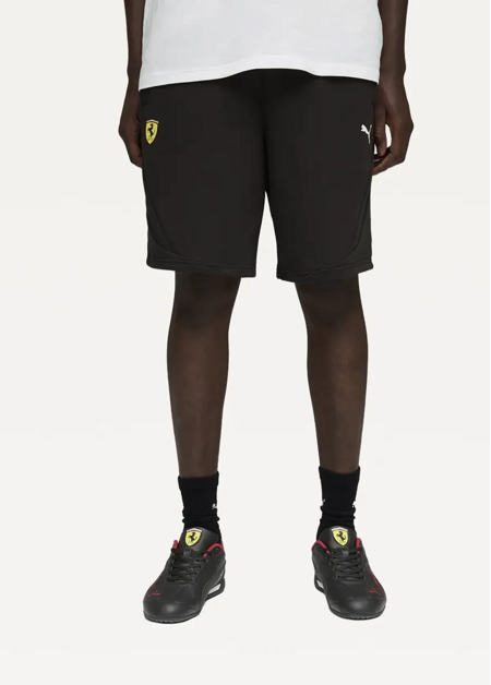 Спортивні шорти чоловічі PUMA PM1 Ferrari Sweat Shorts чорного кольору