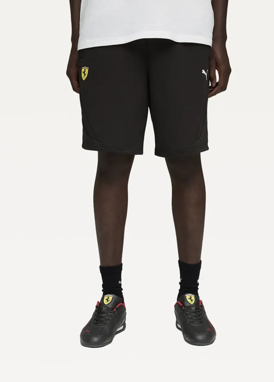 Спортивні шорти чоловічі PUMA PM1 Ferrari Sweat Shorts чорного кольору