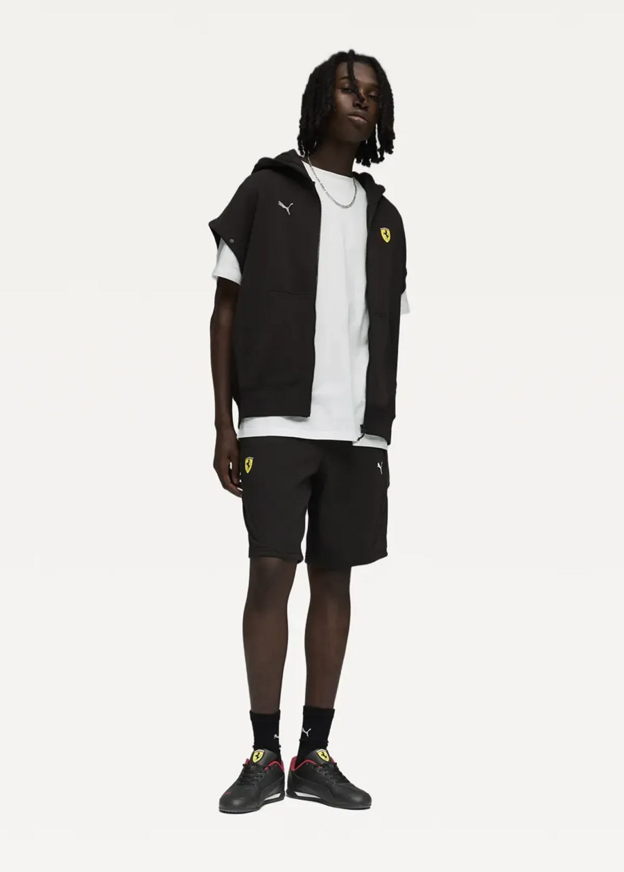 Спортивні шорти чоловічі PUMA PM1 Ferrari Sweat Shorts чорного кольору