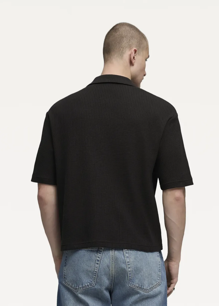 Рубашка мужская PUMA WARDROBE ESS Shirt черного цвета