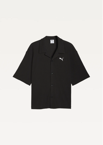 Рубашка мужская PUMA WARDROBE ESS Shirt черного цвета