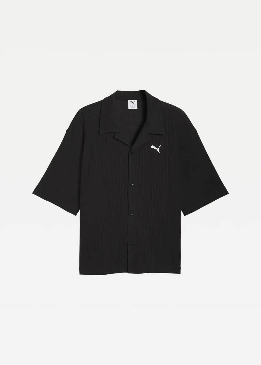 Рубашка мужская PUMA WARDROBE ESS Shirt черного цвета