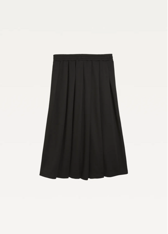 Юбка спортивная женская PUMA T7 Midi Pleated Skirt черного цвета