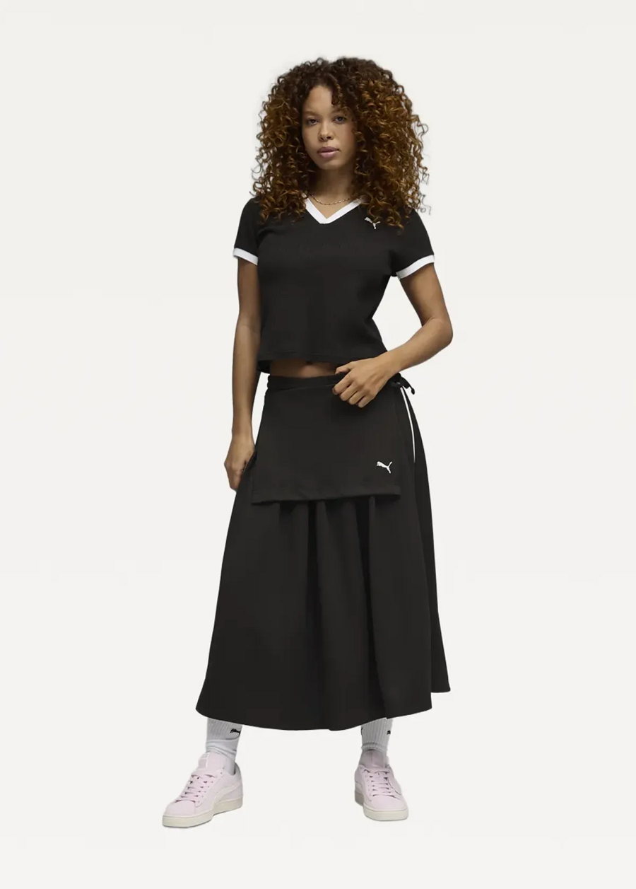 Поло жіноче PUMA WARDROBE ESS Polo чорного кольору