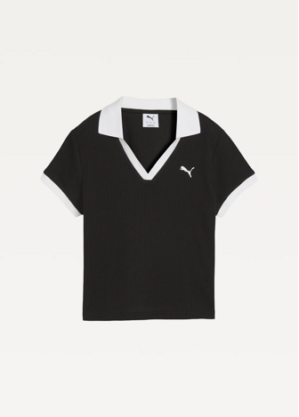 Поло жіноче PUMA WARDROBE ESS Polo чорного кольору